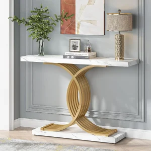 Gold Entryway Table