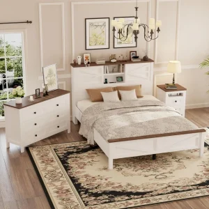 3-Pieces Queen Size Bedroom Sets